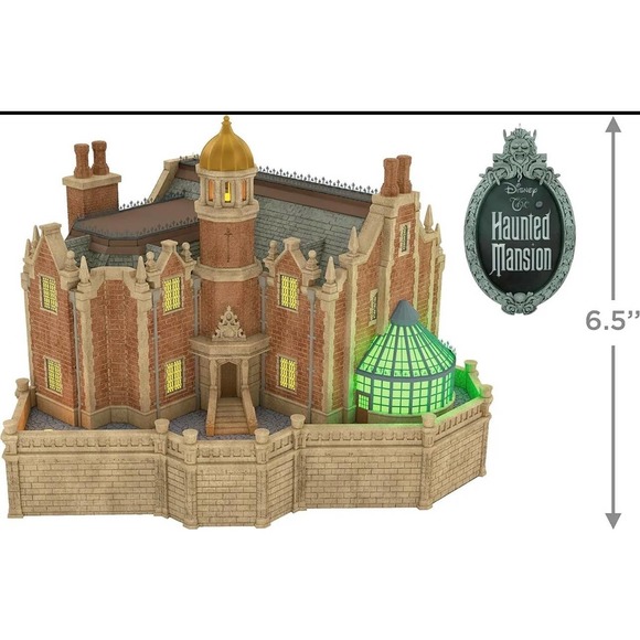 Hallmark The Haunted Mansion Musical Christmas Tree Topper With Lights - Picture 2 of 4